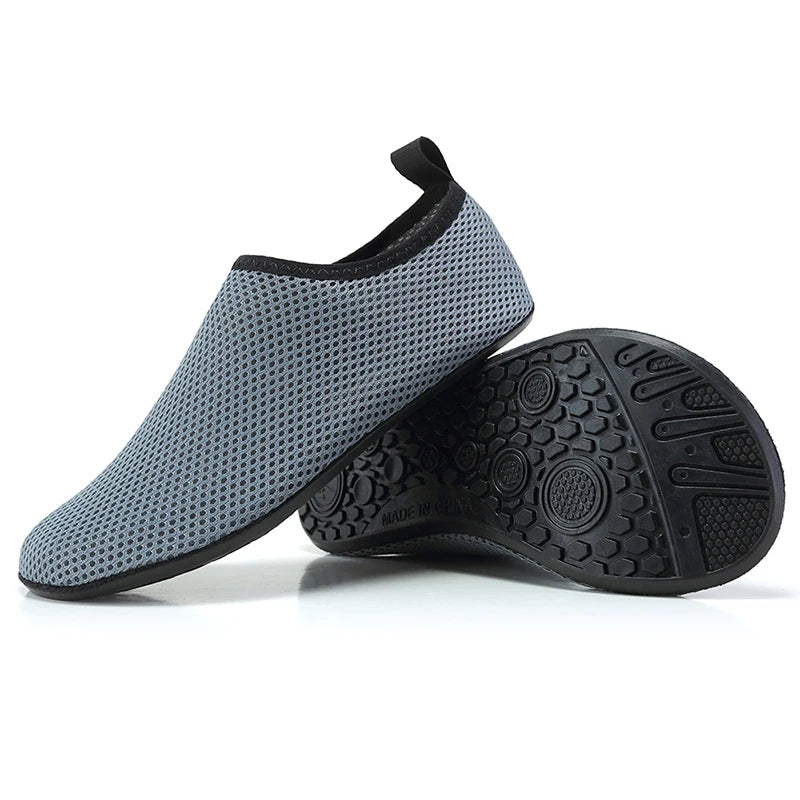 Couple Aqua Water Shoes - Lightweight Quick-Dry Anti-Slip Beach Sneakers for Men & Women