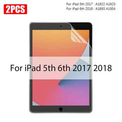 2PCS Paper-Like Screen Protector for iPad (10th Gen, Pro 11/12.9, Air 5/4, Mini 6, 7-9th Gen)