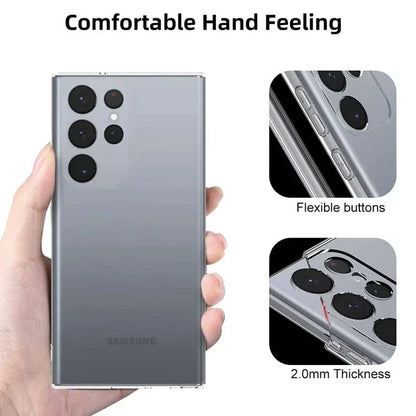 Soft Clear Silicone Phone Case for Samsung Galaxy A53 A13 A52 A12 A54 A16 A55 A52S S25 S24 S22 S21 S23 Ultra S20 FE Note 20 Ultra