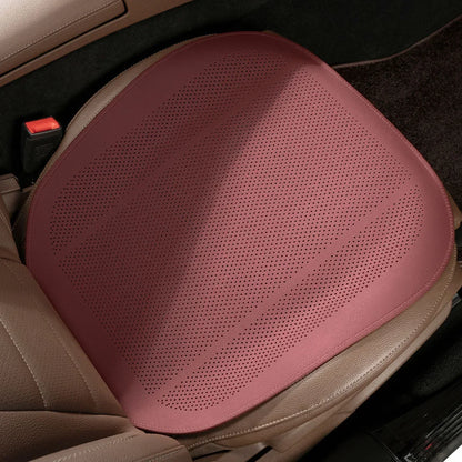 Universal Car Seat Cushion Cover - Four-Season Breathable Ventilated Half-Cover Seat Pad Set for Front or Rear Seats