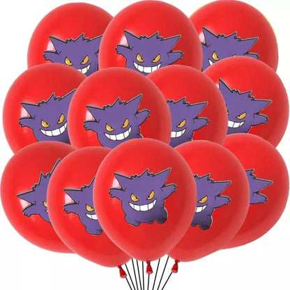 Pokemon Latex Balloons – 1/2/3 Pack Pikachu Cartoon Party Supplies for Birthday, Baby Shower & Kids Decorations
