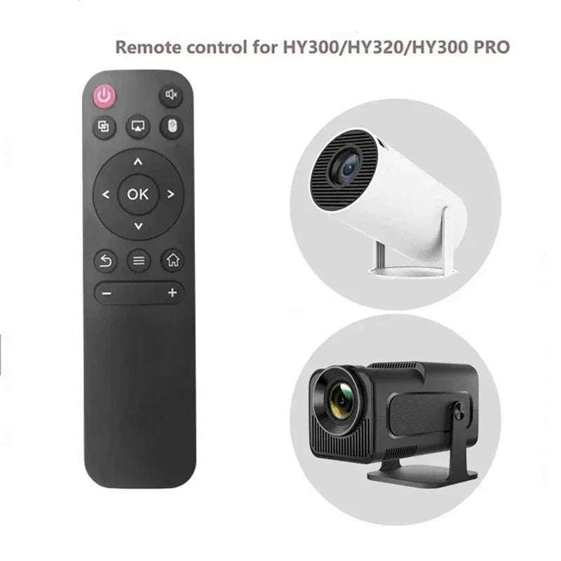 Universal Projector Remote Control - Replacement Remote Compatible with HY300, HY320 and HY300 Pro Projectors
