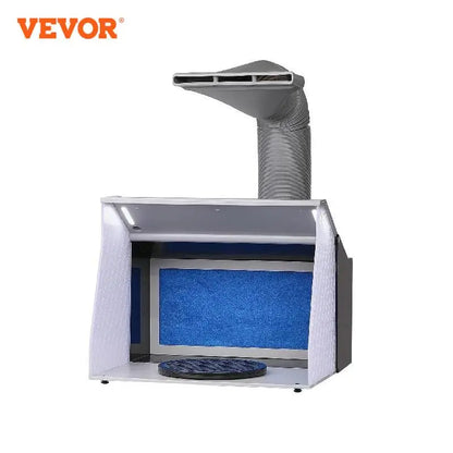 VEVOR Portable Airbrush Spray Booth – Hobby Paint Booth Kit with 4 LED Lights & Dual Exhaust Fans