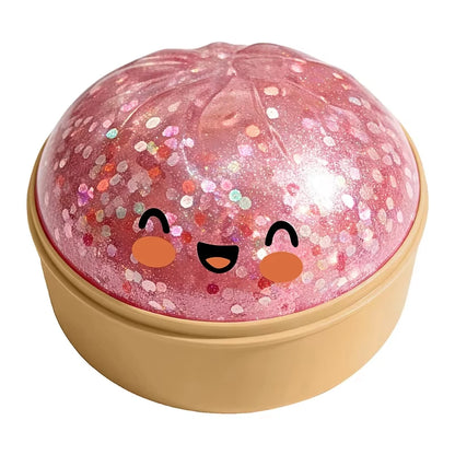 Simulation Dumpling Slow Rebound Stress Ball – Soft Squeeze Decompression Toy for Home, Office Decor & Birthday Gift for Kids & Adults