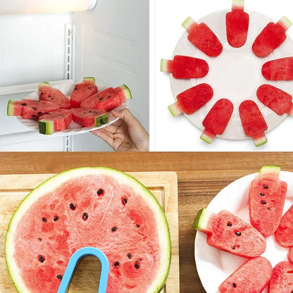 Stainless Steel Cute Tree Design Watermelon Cutter - Kitchen Gadgets for Effortless Watermelon Cutting, Salad, and Fruit Slicing