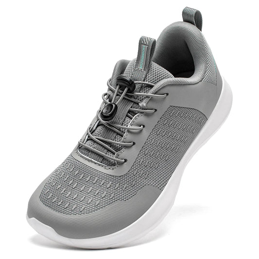 HOBIBEAR Wide Toe Running Shoes — Men & Women Non-Slip Elastic Band Sneakers, Comfortable Walking Footwear