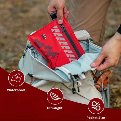 Rhino Rescue Small First Aid Kit - Ultralight Waterproof Medical Kit for Hiking, Backpacking, Cycling & Travel