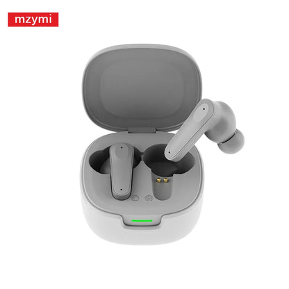 mzymi A98 TWS True Wireless Earbuds | ENC Noise-Reducing Waterproof Sport Headphones