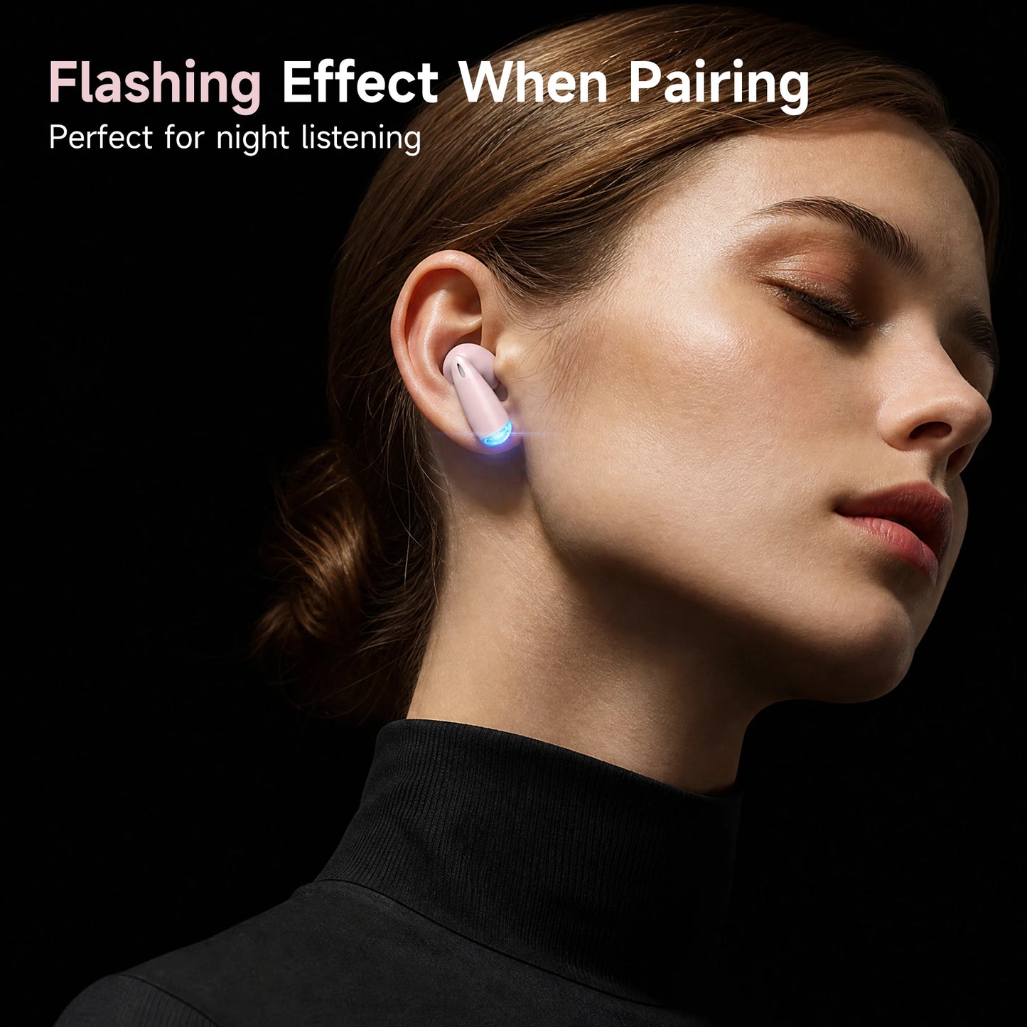 MINISO Bluetooth 6.0 Earbuds - Ergonomic HiFi Stereo Gaming Earphones with Microphone