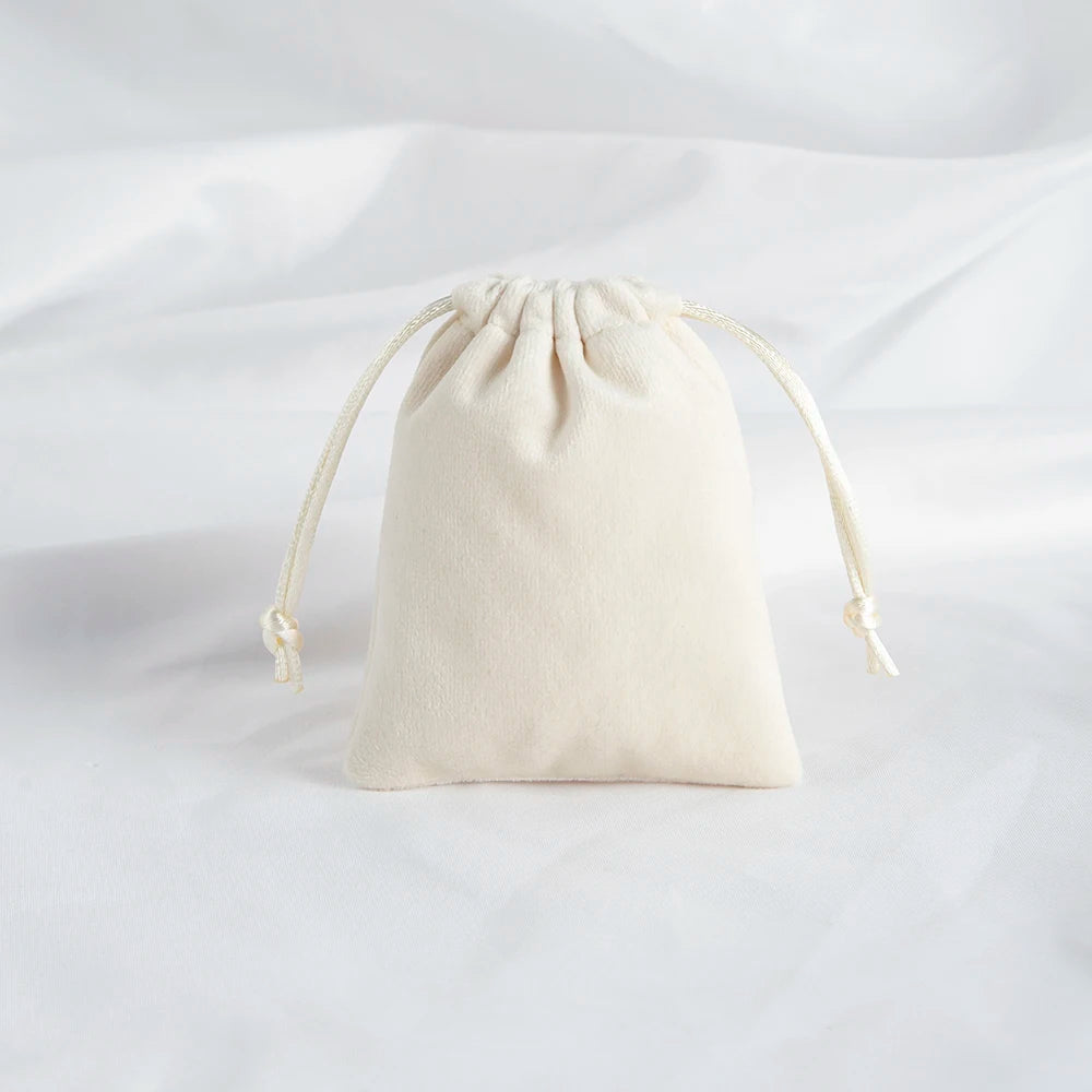 100-Pack Velvet Drawstring Jewelry Pouches - Personalized Logo Gift Bags for Wedding Favors, Candy & Makeup Packaging