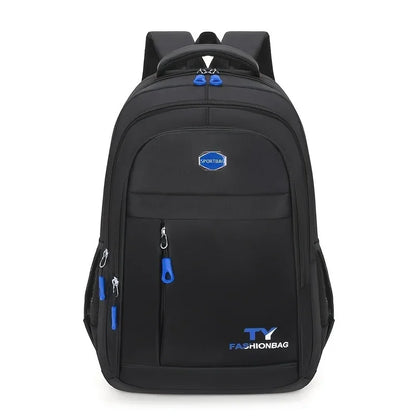 Men's Waterproof Backpack – Large Capacity Casual Laptop Bag with Adjustable Straps