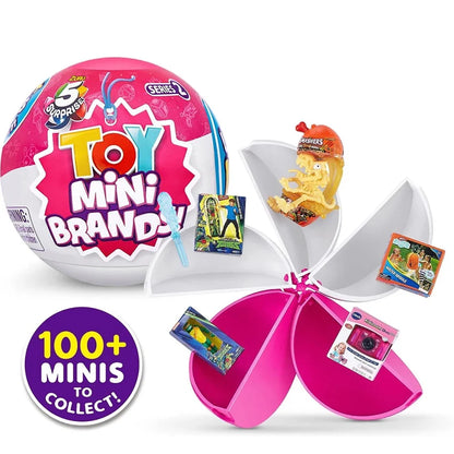 ZURU 5 Surprise Mini Brands Toy - Mystery Blind Box Miniature Collectible Surprise Gift for Kids