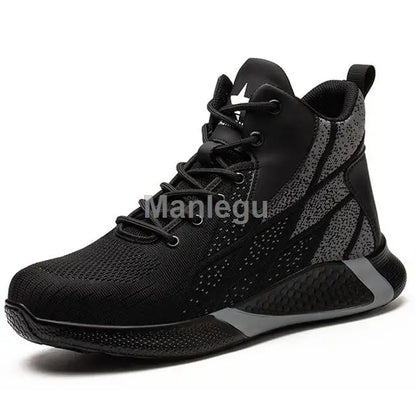 Steel Toe Work Boots – Lightweight Indestructible Safety Shoes for Men & Women, Anti-Puncture Work Sneakers