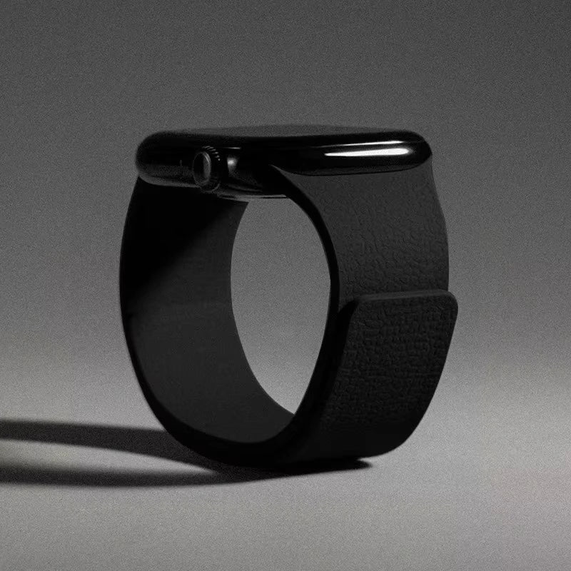 Silicone Magnetic Strap for Apple Watch - Adjustable Band for 49mm/46mm/45mm/44mm/42mm/41mm/40mm Series Ultra, SE & More