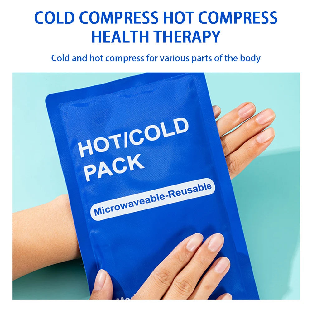 Reusable Gel Hot & Cold Therapy Pack – Ice & Heating Pad for Pain Relief, Sports Injuries & Emergency Use