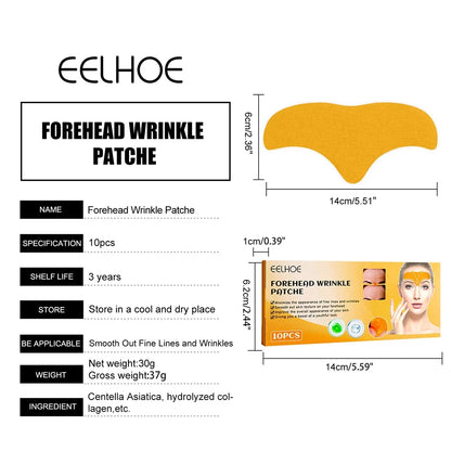 Forehead Wrinkle Patches Anti-Wrinkle Gel Pads – Natural Forehead Line Removal Facial Patches (10–100pcs)