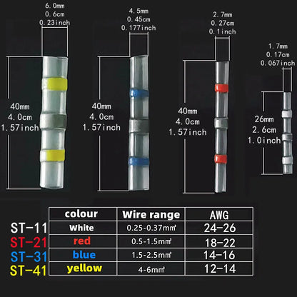Heat Shrink Ring Terminals - IP67 Waterproof Wire Connectors for Secure Electrical Connections