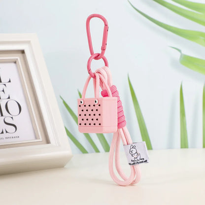 Fashion Beach Bag Keychain Pendant – Women's Bogg Bag Charm, Simulation Design, Wallet Accessories for Keys