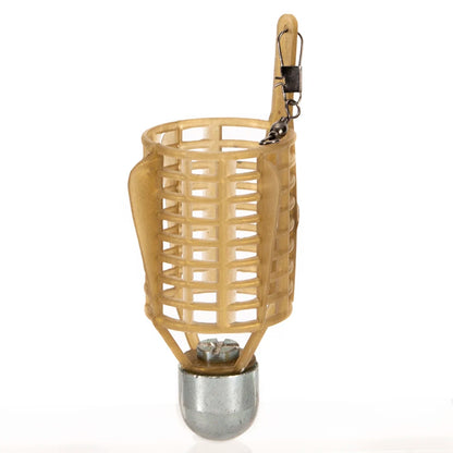 Fishing Hooks Explosion Bait Cage with Iron Head – Spherical Basket Feeder Holder Tackle Tool