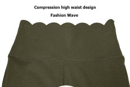 Women’s High Waist Sports Leggings – Solid Color Soft Yoga Pants & Breathable Gym Tights