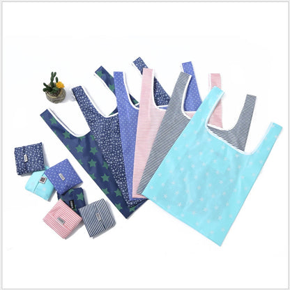 Eco-Friendly Reusable Shopping Bag — Foldable Shoulder Grocery & Market Tote for Supermarket and Everyday Use