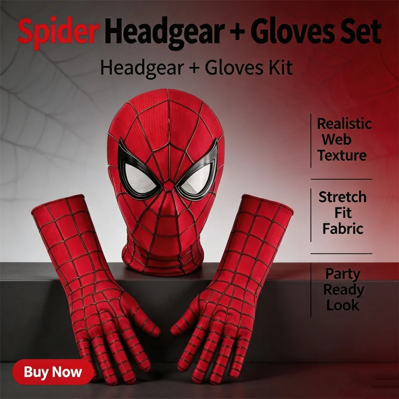 Spider-Man Magnetic Mask Collectible - Movie-Accurate Marvel Action Figure Gift for Fans & Collectors