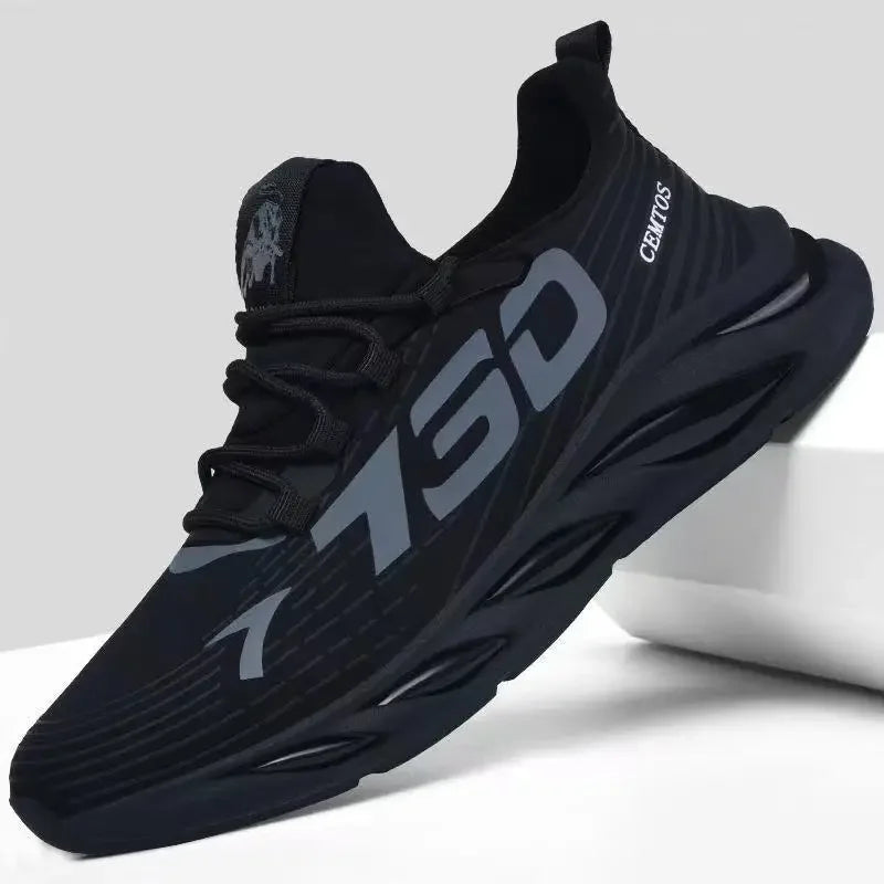 Men’s Casual Slip-On Sneakers – Lightweight Breathable Running, Walking, Training & Tennis Shoes