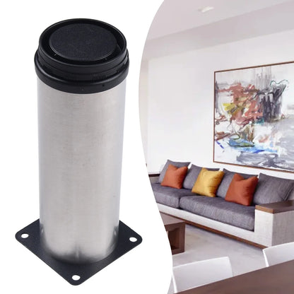 Stainless Steel Adjustable Sofa Legs | Furniture Cabinet Support Legs for Tables, Sofas, & Beds