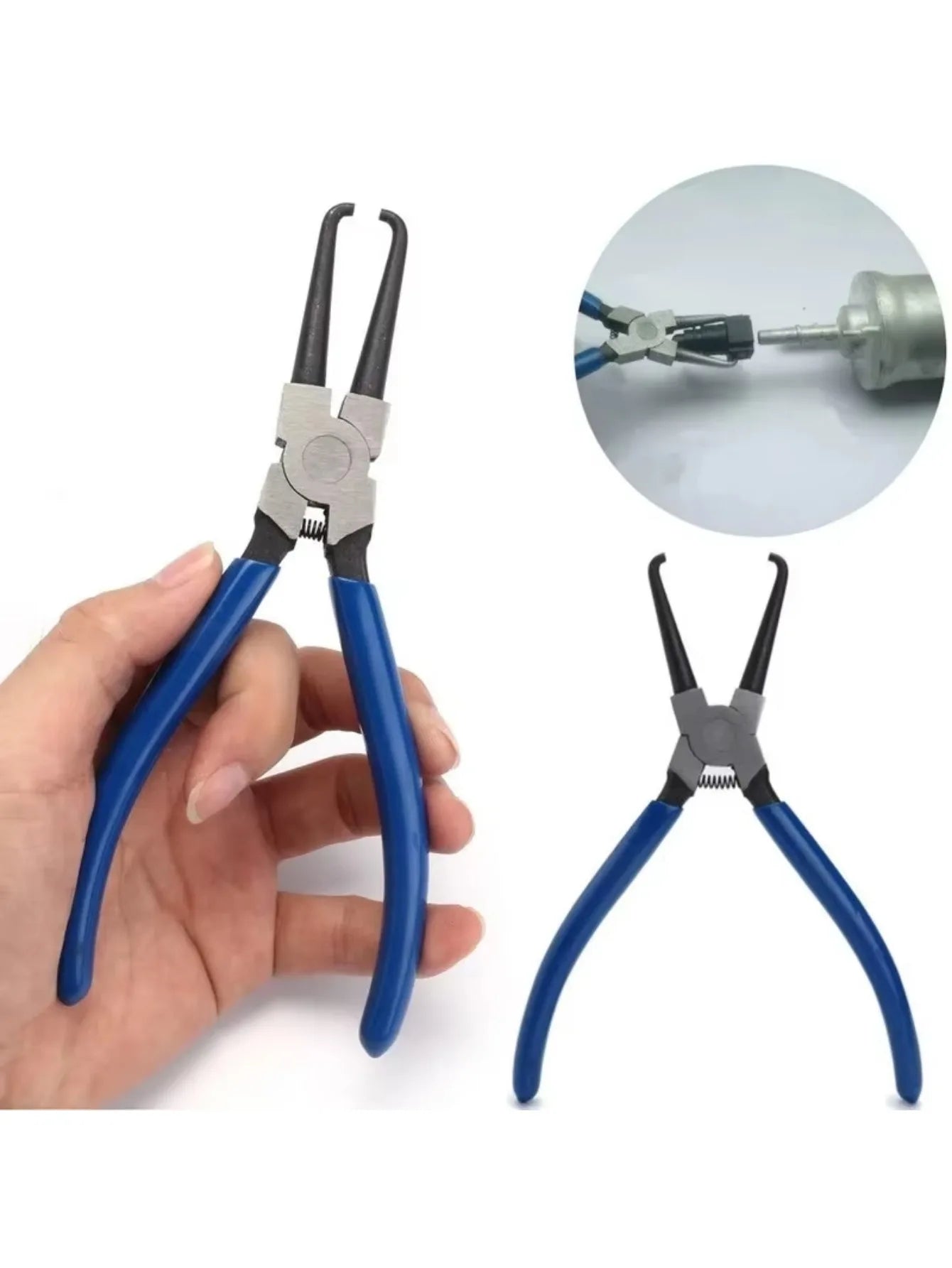 Car Hose Connector Clamp Tool - Fuel Filter Pipeline Release and Disassembly Tool for Automotive Repairs