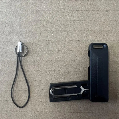 BUDI SIM TF Card Storage Box – Ejector Pin, Anti-Lost Lanyard, Universal SIM Card Tray for Mobile Phones