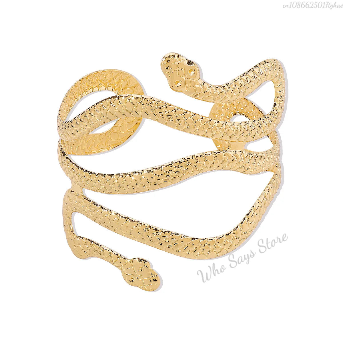 Lacteo Geometric Twisted Upper Arm Cuff Bracelet – Adjustable Water Drop Bangle for Women