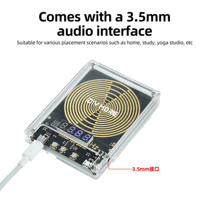 7.83Hz Schumann Wave Generator - Adjustable 0.01–99999Hz Sine Wave Signal Generator with USB-C Interface