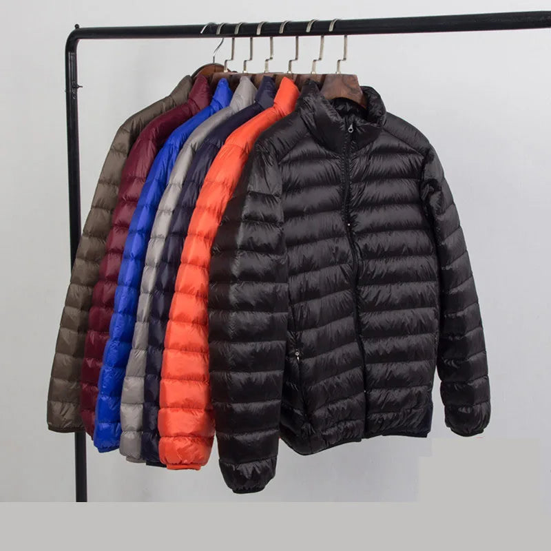 Men's Autumn & Winter Down Jacket – Fashion Hooded Slim Fit, Super Light & Warm Coat