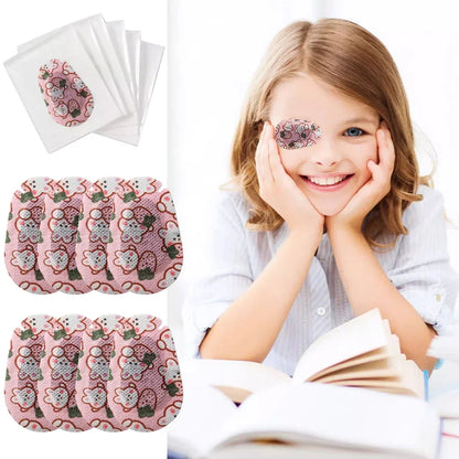 60-Piece Kids Eye Training Patches - Soft Amblyopia Correction Eyepatch Set for Lazy Eye Therapy