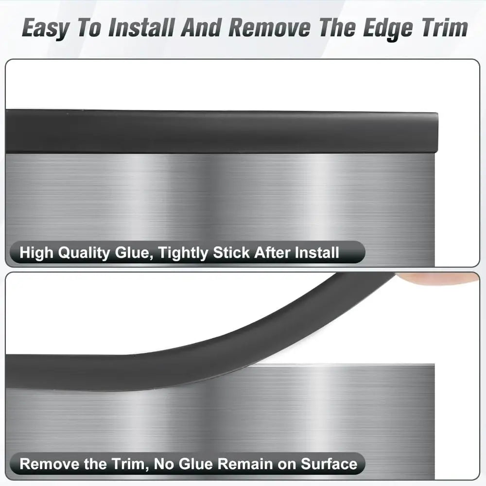 U-Shape Edge Protector Trim - 3M Waterproof Rubber Seal Strip for Edge Shielding
