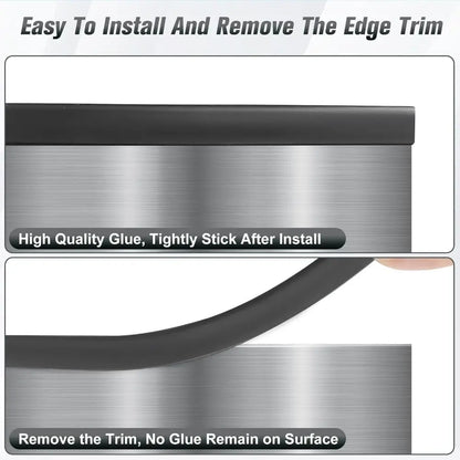 U-Shape Edge Protector Trim - 3M Waterproof Rubber Seal Strip for Edge Shielding