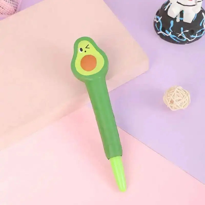 Lytwtw’s Cute Kawaii Soft Gel Pen – Creative Cartoon Stress Relief Pen for School and Office Supplies