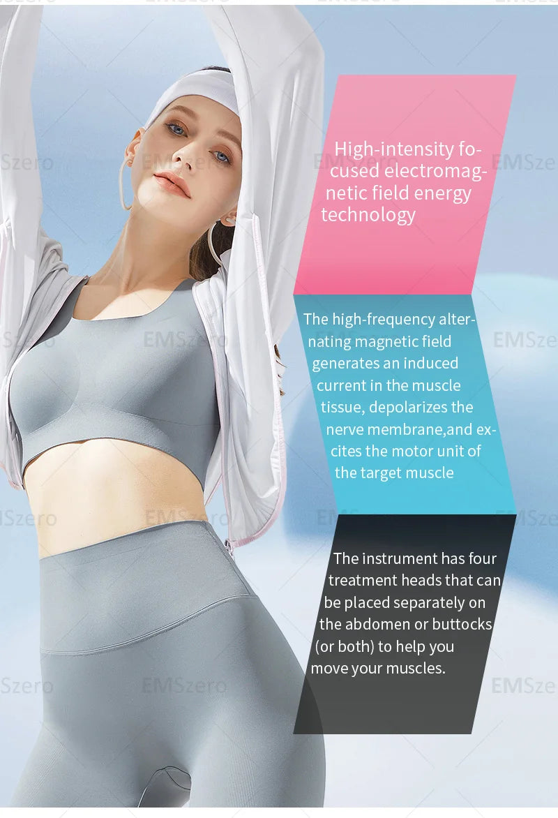 EMSzero Mini Body Sculpting Machine | NEO RF Electromagnetic Muscle Stimulation & Fat Removal 2025