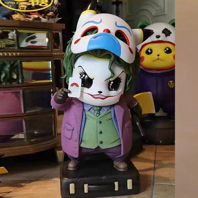 12.5cm Pokemon Pikachu The Joker GK Figure — Collectible Action Statue for Birthday Gifts & Decoration