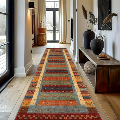 VIKAMA Christmas Snowflake Runner Rug - Festive Holiday Floor Mat for Kitchen, Entryway, Hallway & Bedroom Decor