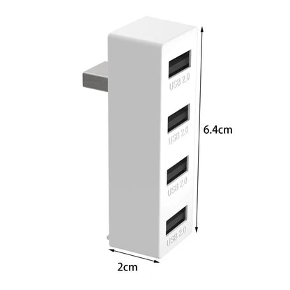 4-in-1 USB Expansion Dock for Xbox Series S — No Latency, Anti-Interference USB2.0 Hub for Game Consoles & Controllers