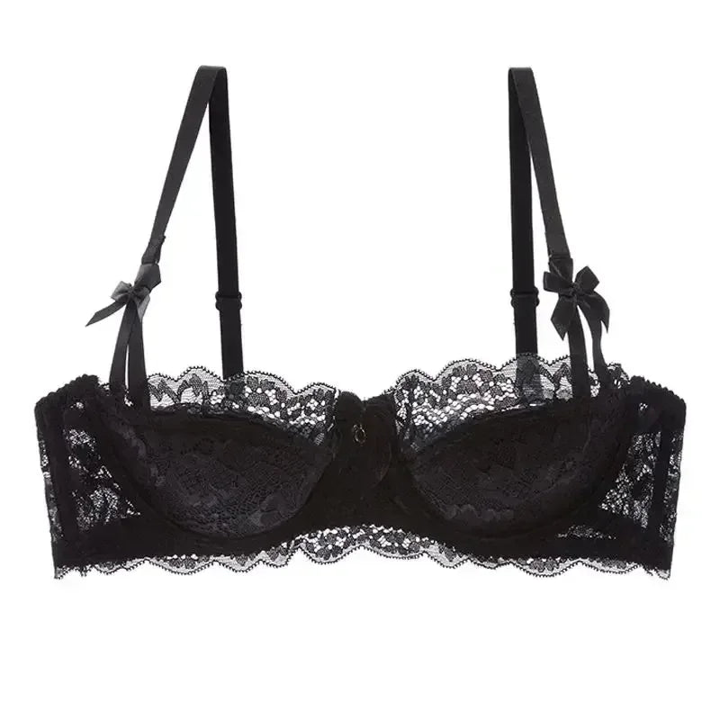 MOYISU French Romantic Lace Bra – Comfortable, Breathable & Sexy Slim Fit Underwear for Women