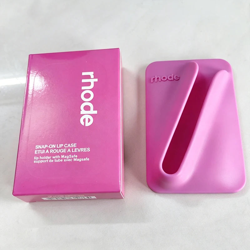 RHODE Magnetic Lip Case - MagSafe Compatible iPhone Cover with Lip Gloss Holder for iPhone 17 Air 16 15 14 13 12 11 Pro Max