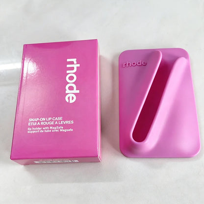 RHODE Magnetic Lip Case - MagSafe Compatible iPhone Cover with Lip Gloss Holder for iPhone 17 Air 16 15 14 13 12 11 Pro Max
