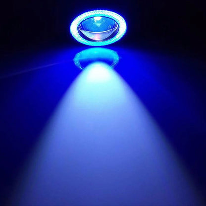 2.5 Inch Angel Eyes Halo Ring - 12V LED Fog Light Headlight Bulb & COB DRL for Car Modification