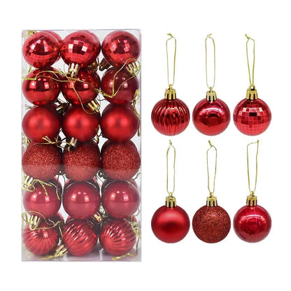 Christmas Ball Ornaments – Hanging Tree Pendants for Xmas, Home Decor, 2026 New Year & Holiday Gifts