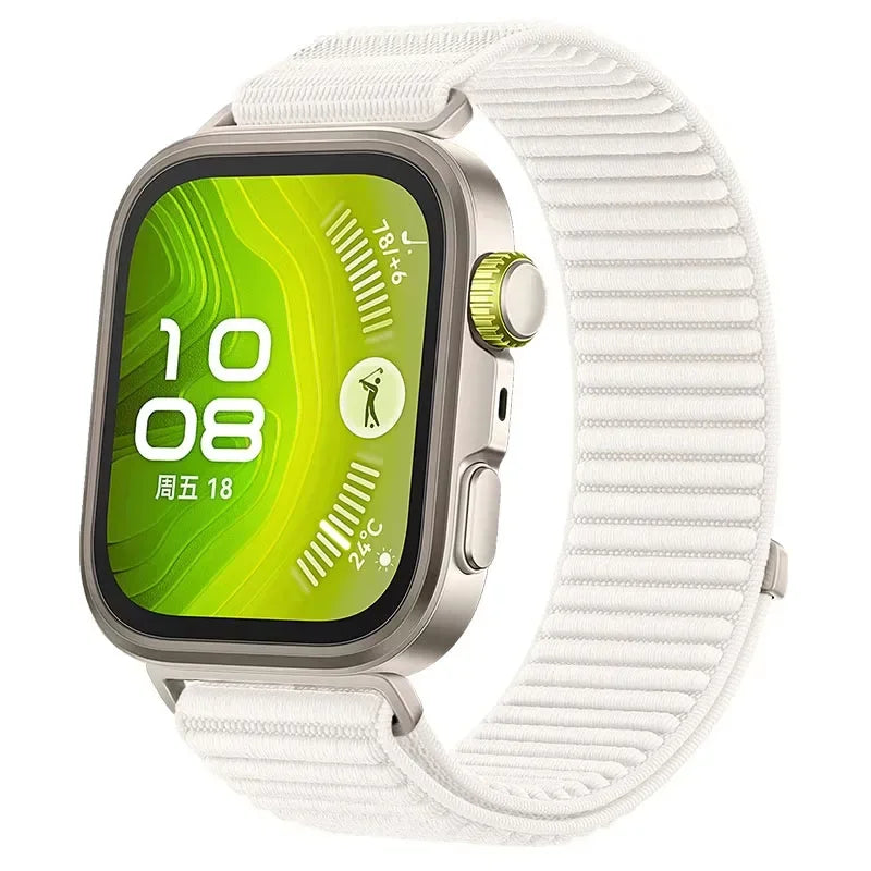 Official Nylon Loop Strap for Huawei Watch Fit 4/4 Pro – Braided, Comfortable, and Breathable Band Accessory