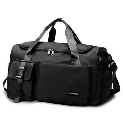 Women’s Sports Gym Bag – Dry & Wet Compartments Shoulder Crossbody Travel Duffel for Swimming, Fitness & Outdoor Use