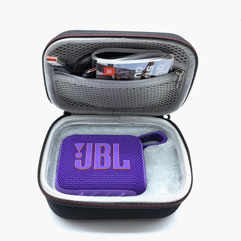JBL Go 4 Speaker Carry Case - Shockproof Anti-Scratch Travel Protective Storage Bag