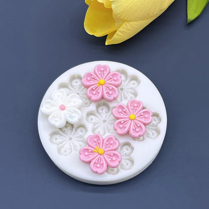 Flower Daisy Silicone Mold — Sugarcraft, Fondant & Cupcake Baking Tool for Cake Decoration